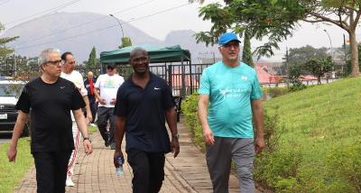 Participation of Iran’s Ambassador in the Diplomatic National Sports Day Ceremony